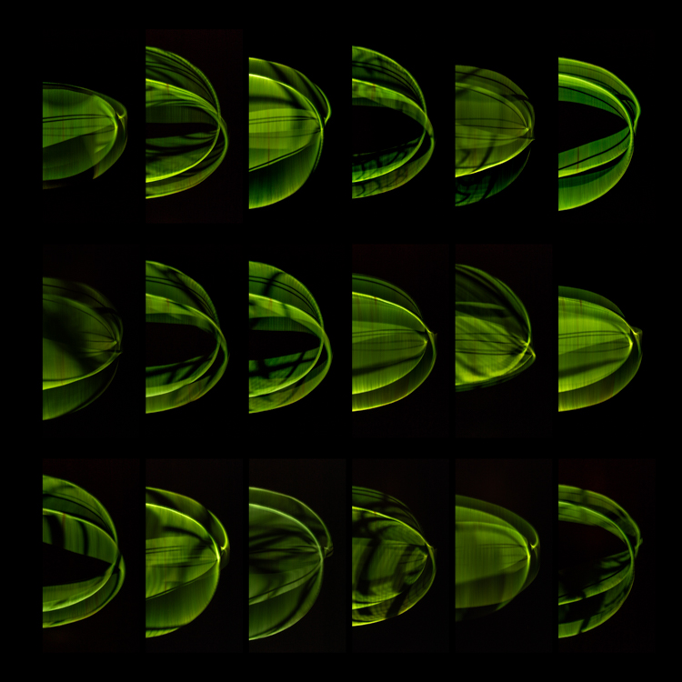 Rhythmic Green Plafond, No. 04