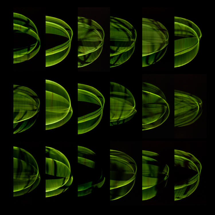 Rhythmic Green Plafond, No. 07