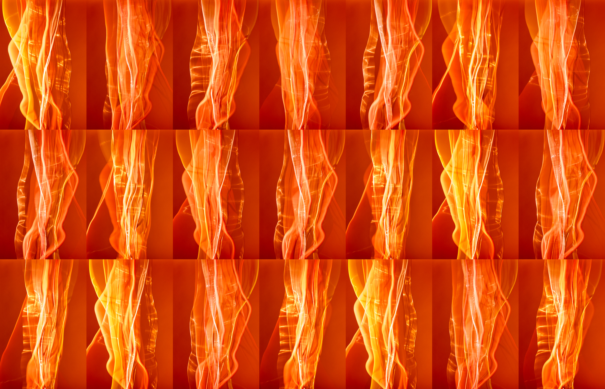 Habit Pattern, No. 16 (orange)