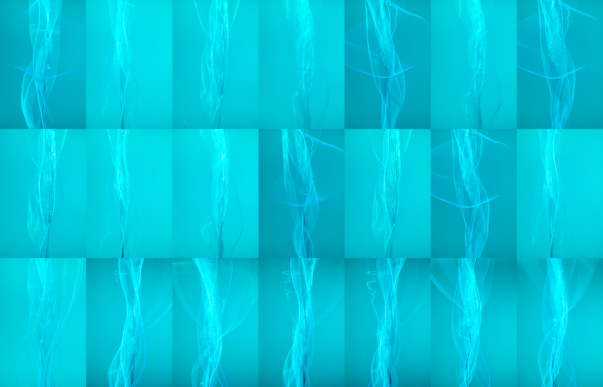 Habit Pattern, No. 18 (cyan)