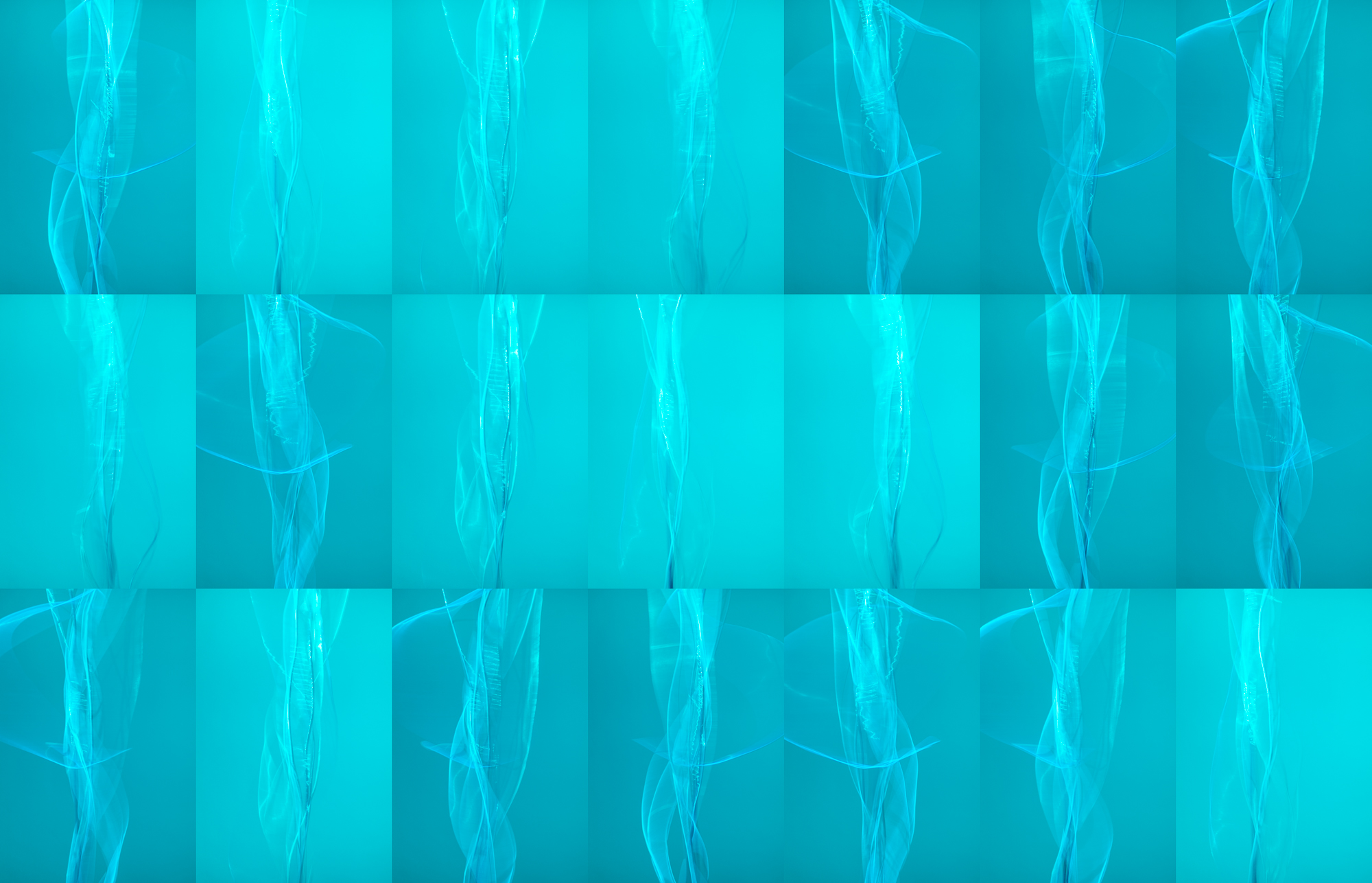 Habit Pattern, No. 12 (cyan)