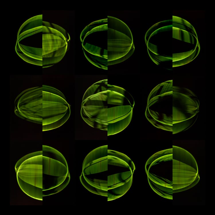 3 x 3 Green Plafond, No. 01