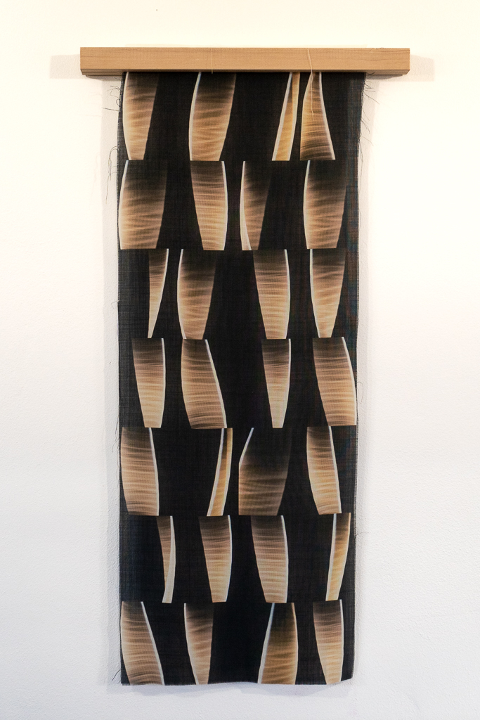 Untitled Grid on Silk, No. 01