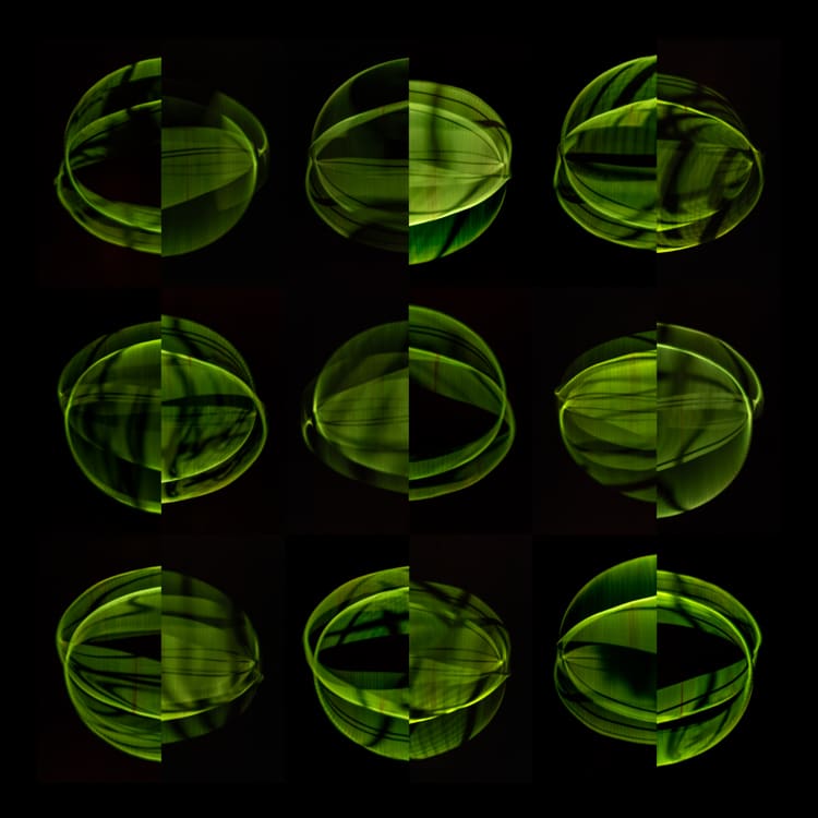 3 x 3 Green Plafond, No. 02